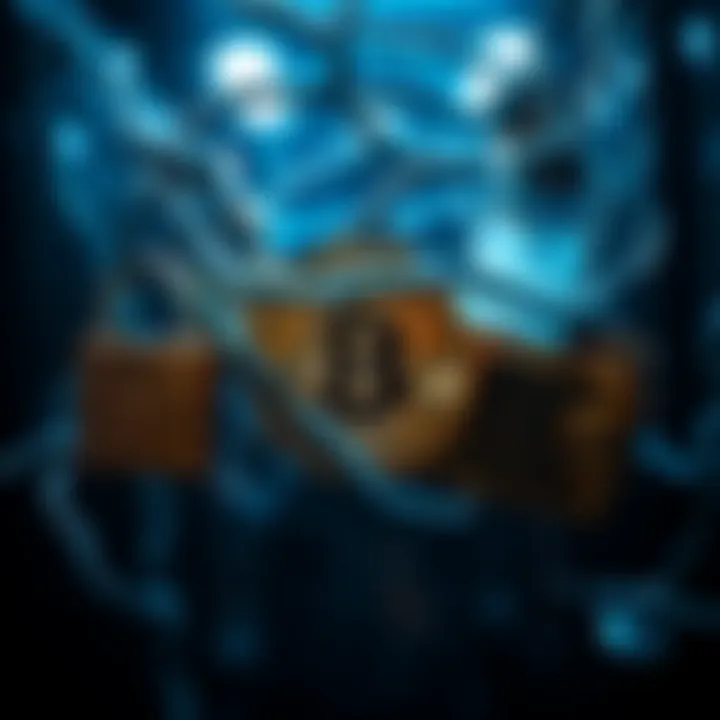 A visual representation of Bitcoin wallets locked away, symbolizing the impact of unexpected deaths on Bitcoin value.