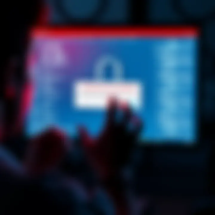 A frustrated person looking at a computer screen displaying an error message about account access, symbolizing the shut down of Knaken and locked crypto funds.