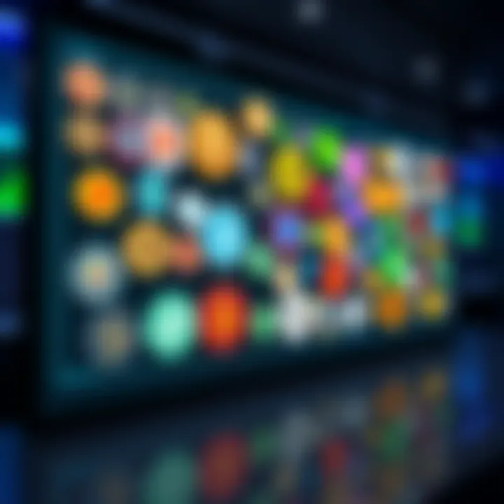 Low Market Cap Crypto Tokens A collection of various low market cap cryptocurrency tokens displayed on a digital screen, highlighting their potential for investment.