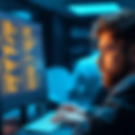 Mainnet Transfer Message Issue A user looks confused while reading an unclear message on their computer screen during a mainnet transfer process.