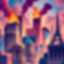 Illustration showing major crypto exchanges like Mt. Gox and FTX with collapsed buildings symbolizing failures in the crypto industry