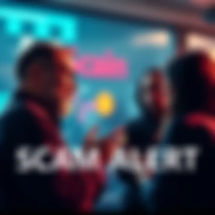 A man shares his story about losing money in a crypto scam to a small group of concerned people