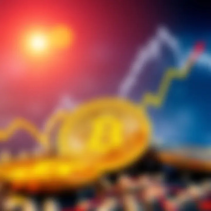 MARA logo with a graphic representation of Bitcoin and a rising graph line