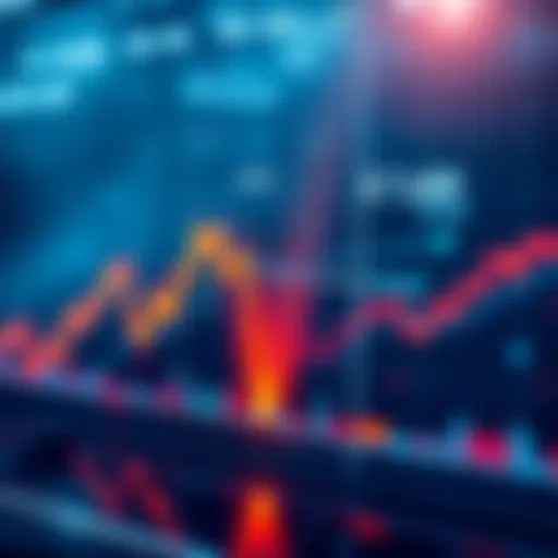 A graphic showing a downward trend in a market chart, symbolizing the loss of over $5.7 billion in long positions.