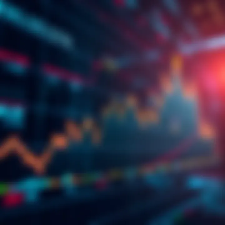 Stock market graph showing a 2.5% upward trend in the last hour.