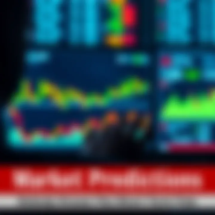 Market Uncertainty A person looking at fluctuating market graphs on a computer screen, symbolizing uncertainty in investments.