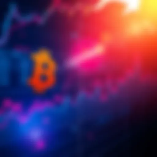 A chart showing a significant drop in Bitcoin value after a sale, with a stable line after a large purchase.