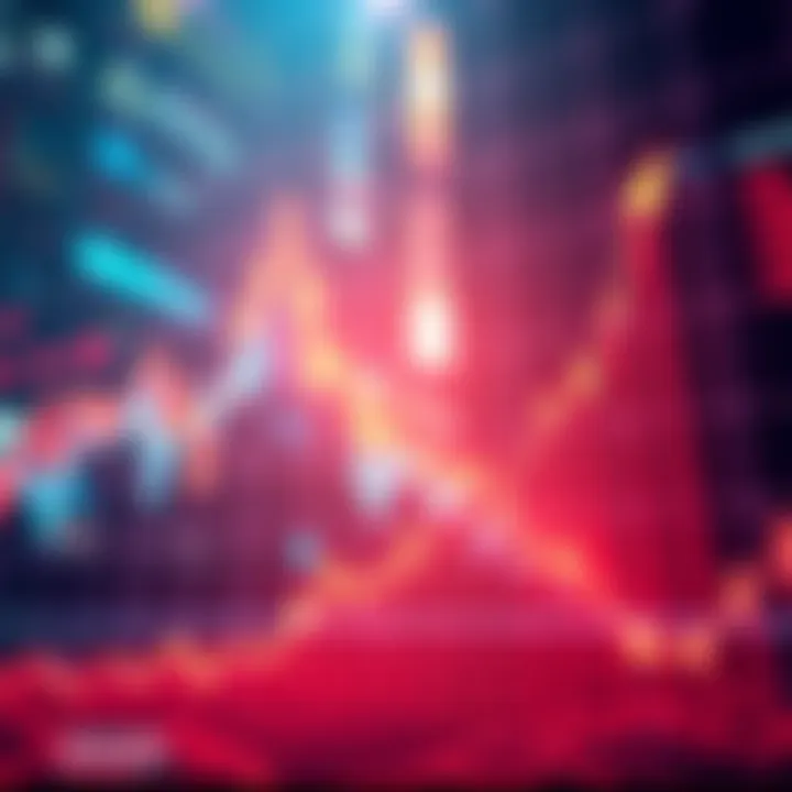 A graph showing upward trends in the stock market with indicators of growth for 2025.