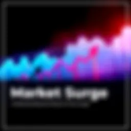 Market Price Surge A rising graph illustrating the recent surge in market prices with upward arrows.