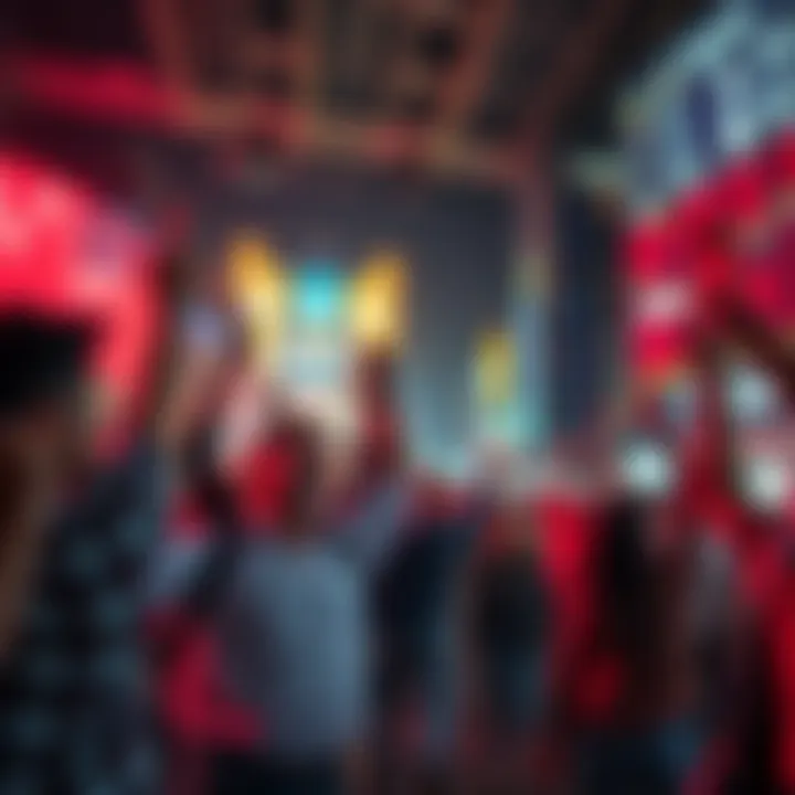 People celebrating as stock market values increase, showing enthusiasm and hope for future opportunities.