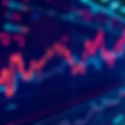 A graph showing market trends with fluctuating lines indicating trading behaviors in 2026.