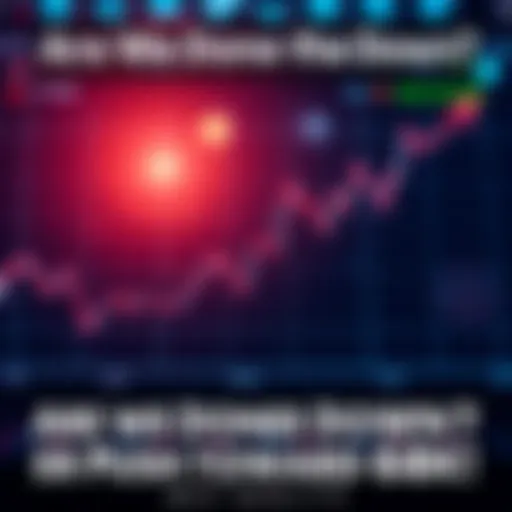 Graph showing price movement with an upward trend, indicating potential recovery towards 68K