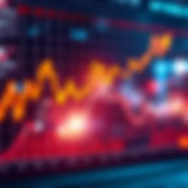 A graph showing market trends and predictions for October pricing, with an arrow indicating a low point.