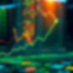 Market Trends Today A graph showing upward market trends in green, symbolizing positive growth and investment opportunities.