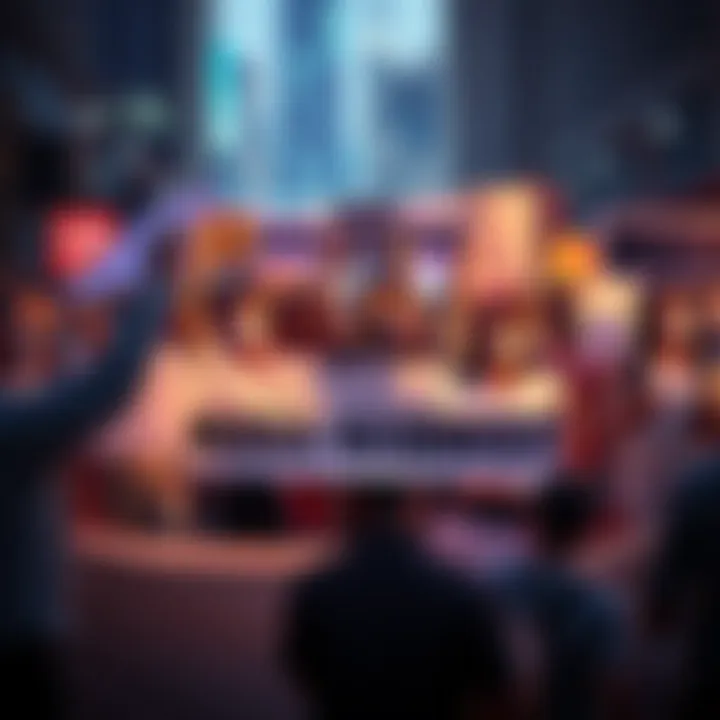 A diverse group of people united, holding banners and signs, promoting the mass request initiative to encourage participation and engagement.