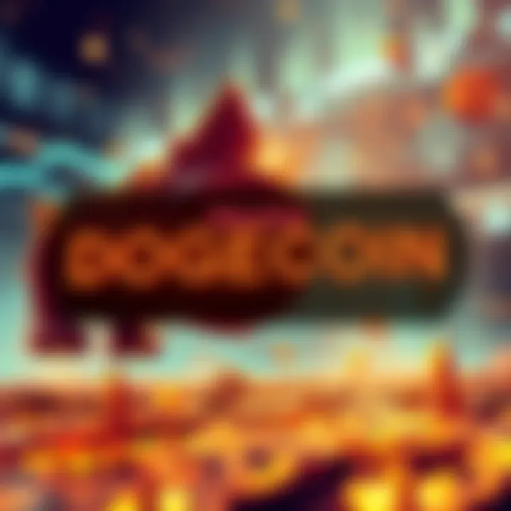 A visualization showing the significant transfer of DOGECOIN, highlighting the amount moved off an exchange and its potential market impact.