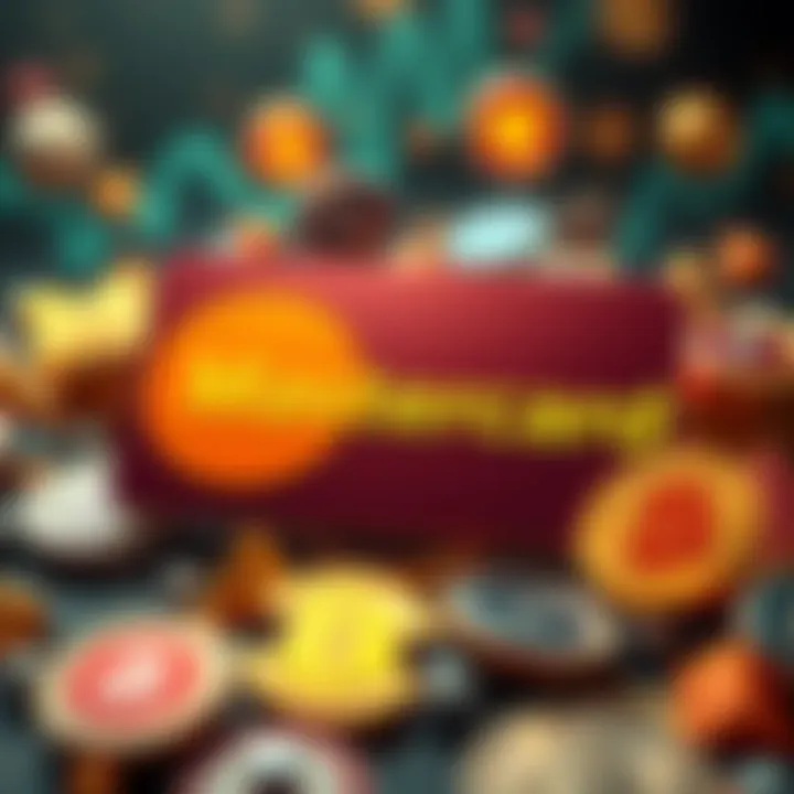 Mastercard logo with cryptocurrency icons surrounding it, symbolizing new partnerships in digital finance