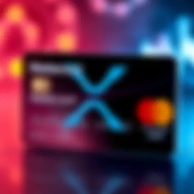 Visual representation of Mastercard and XRP logos coming together, symbolizing a potential partnership in crypto payments.