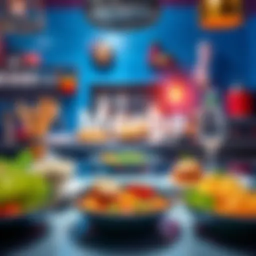 Merge Cooking Game Screenshot Screenshot of Merge Cooking game showing colorful dishes and gameplay