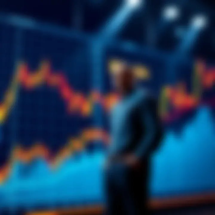 Michael Saylor stands next to a chart showing Bitcoin prices, highlighting the $1.25 billion sale