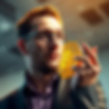 Michael Saylor confidently discussing his Bitcoin strategy amid market challenges