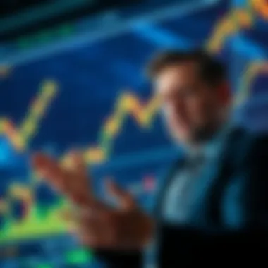 Michael Saylor shown discussing cryptocurrency sell-off with charts and graphs behind him, indicating market trends