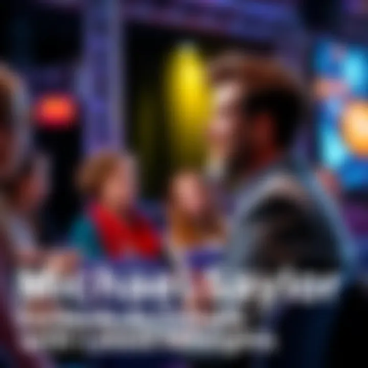 Michael Saylor sharing insights during a discussion, sparking debate among followers