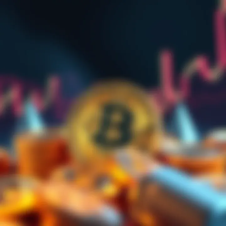 Microstrategy selling Bitcoin Microstrategy logo with Bitcoin symbol, indicating a selloff.