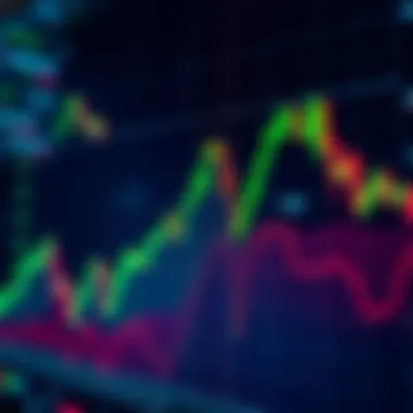A stock market graph showing a sharp decline in MicroStrategy's stock price from $340 to $110