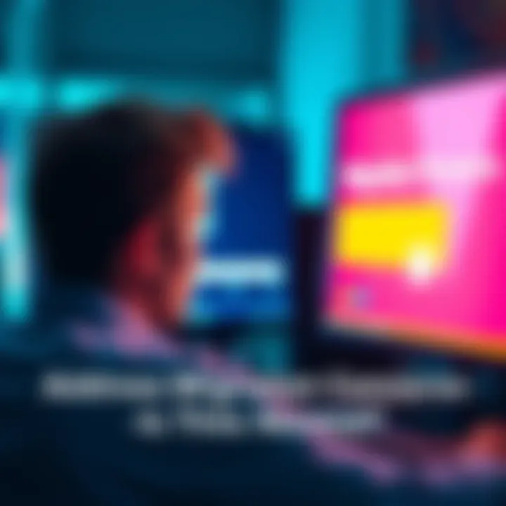 Migration Process Issues Confused person looking at a computer screen with a migration progress indicator showing one item stuck in queue.