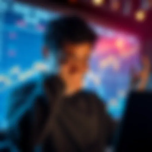 A person looking at a graph showing rising investments while holding their head in disappointment
