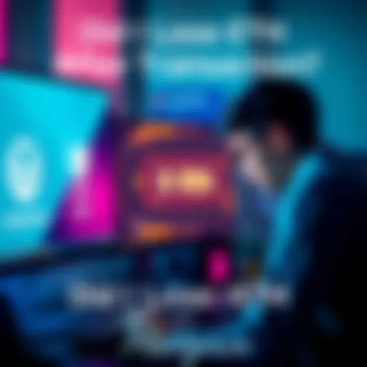 User looking puzzled at a computer screen showing Loopring and MetaMask logos, with a wallet balance indicating zero ETH