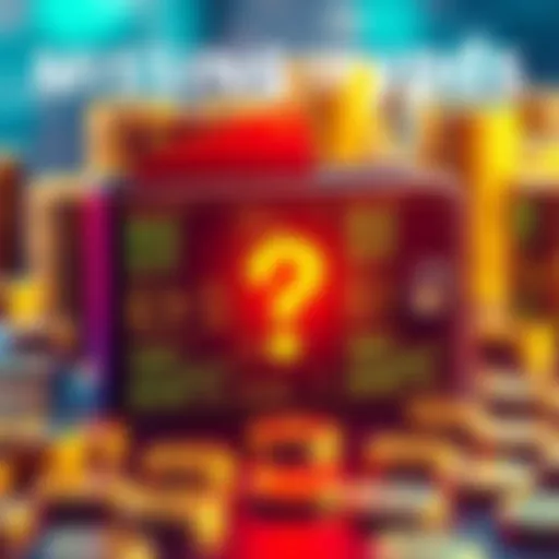 A graphic showing a digital wallet with a question mark, representing missing cryptocurrency funds during a transaction.