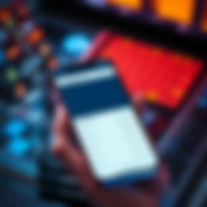 A depiction of a smartphone showing a crypto wallet app with a blank transaction history screen, indicating missing information after a wallet switch.