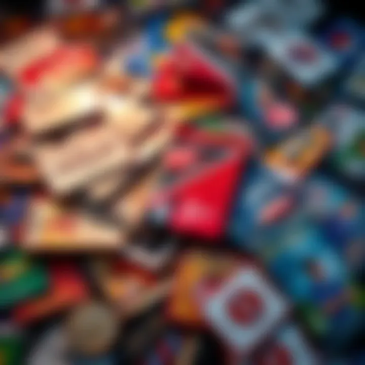 A collection of MLS trading card packs surrounded by discarded Premier League and Bundesliga cards