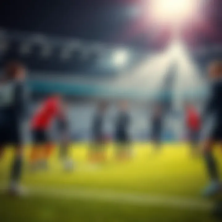 A group of MLS goalkeepers practicing their skills on the field, focusing on drills and teamwork.