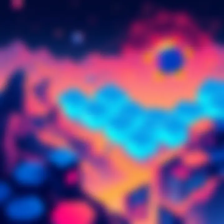 Illustration of Monad expanding its ecosystem through a partnership with Chainlink Scale, symbolizing innovation in blockchain technology.