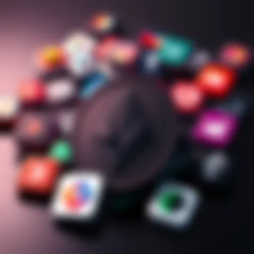 Monero logo alongside popular streaming and subscription app icons, symbolizing daily transactions