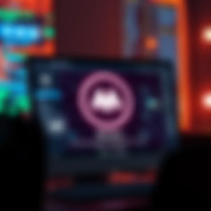 Monero in AI Workflows A computer screen displaying Monero's logo with digital payment icons and AI symbols, representing the integration of Monero in AI tasks.