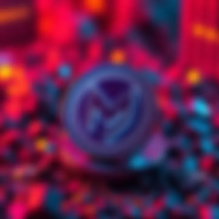 An image showing the Monero logo, representing anonymous transactions in cryptocurrency.