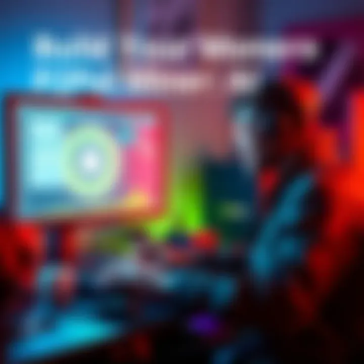 Person using AI tools to create a Monero P2Pool miner on a computer