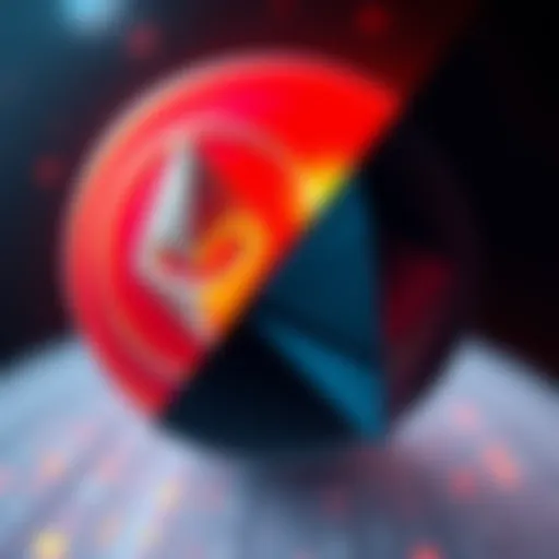 A comparison graphic showing Monero's logo with a shield icon representing privacy against Ethereum's logo