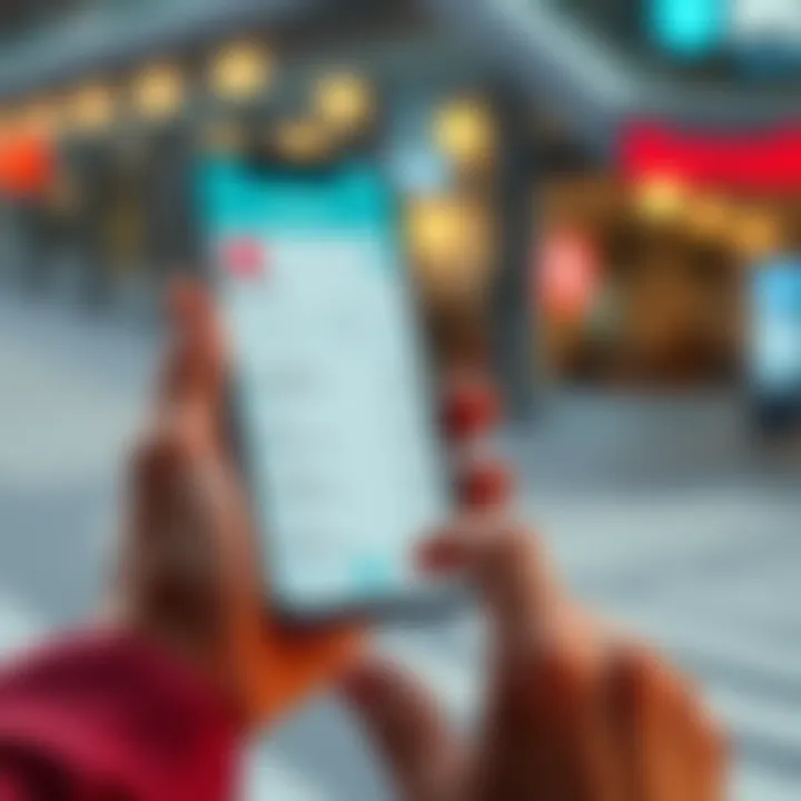 A person holding a smartphone displaying a Revolut account with money transfer details