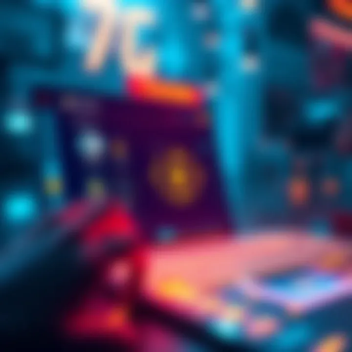 A graphic showing a user-friendly interface for creating tokens on the Solana blockchain, with symbols representing tokens and rewards in SOL.