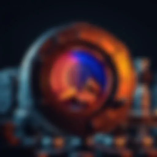 A Moon coin box featuring a mechanical iris that opens to reveal coins inside.