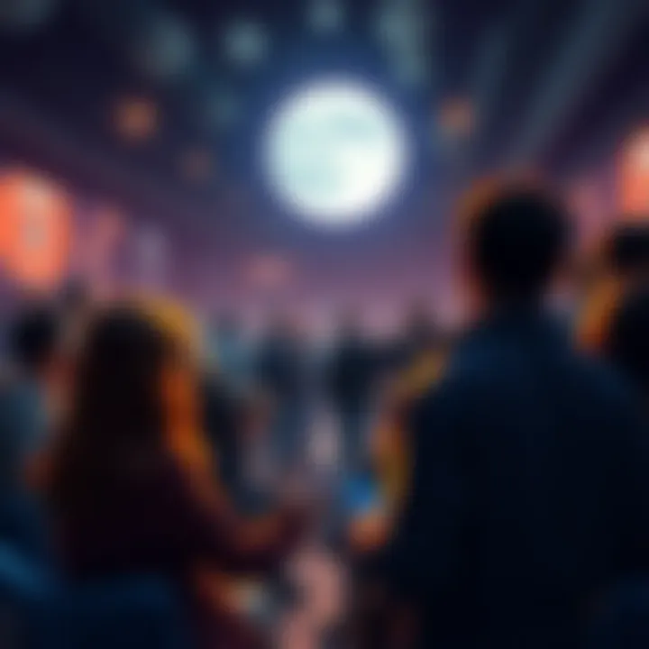 Community members discussing the update on Moons and the banning of moderators