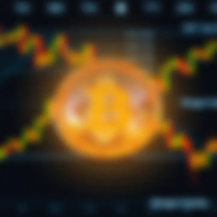 Morgan Stanley logo with Bitcoin symbol and financial charts in the background representing investment advice.