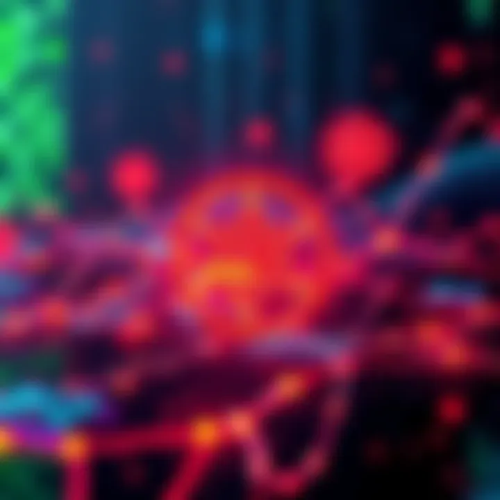 Nano Blockchain Network Upgrade A visual representation of the Nano blockchain network showing an upgrade to version 28 with symbols of instant transactions and no fees.