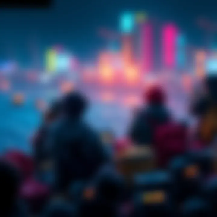 A digital representation of the Nano P2Pool sidechain helping Mini refugees, showcasing technology and community support.