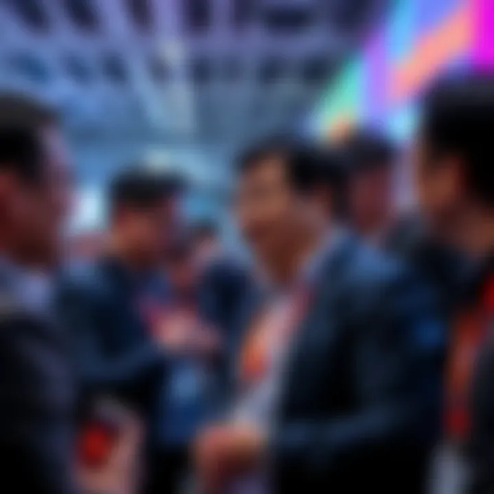 Nenter Chow speaking with industry experts at the ConsensusHK event